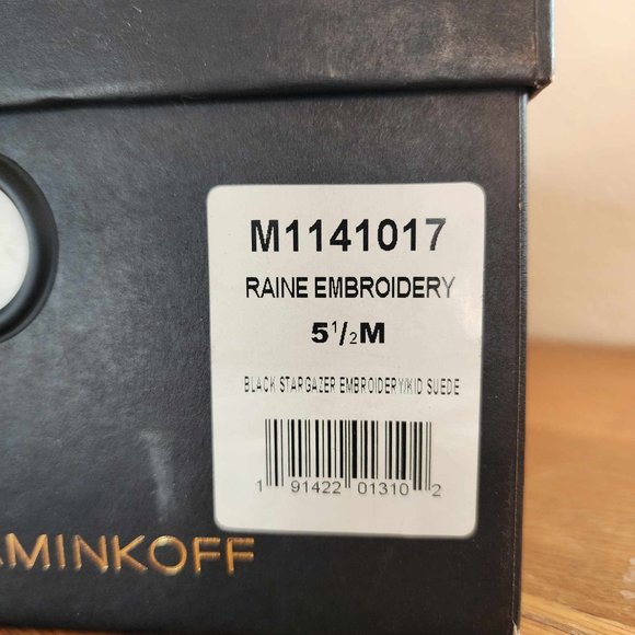 New Rebecca Minkoff Raine Embroidered Suede Loafers - Size 5 - Picture 7 of 8